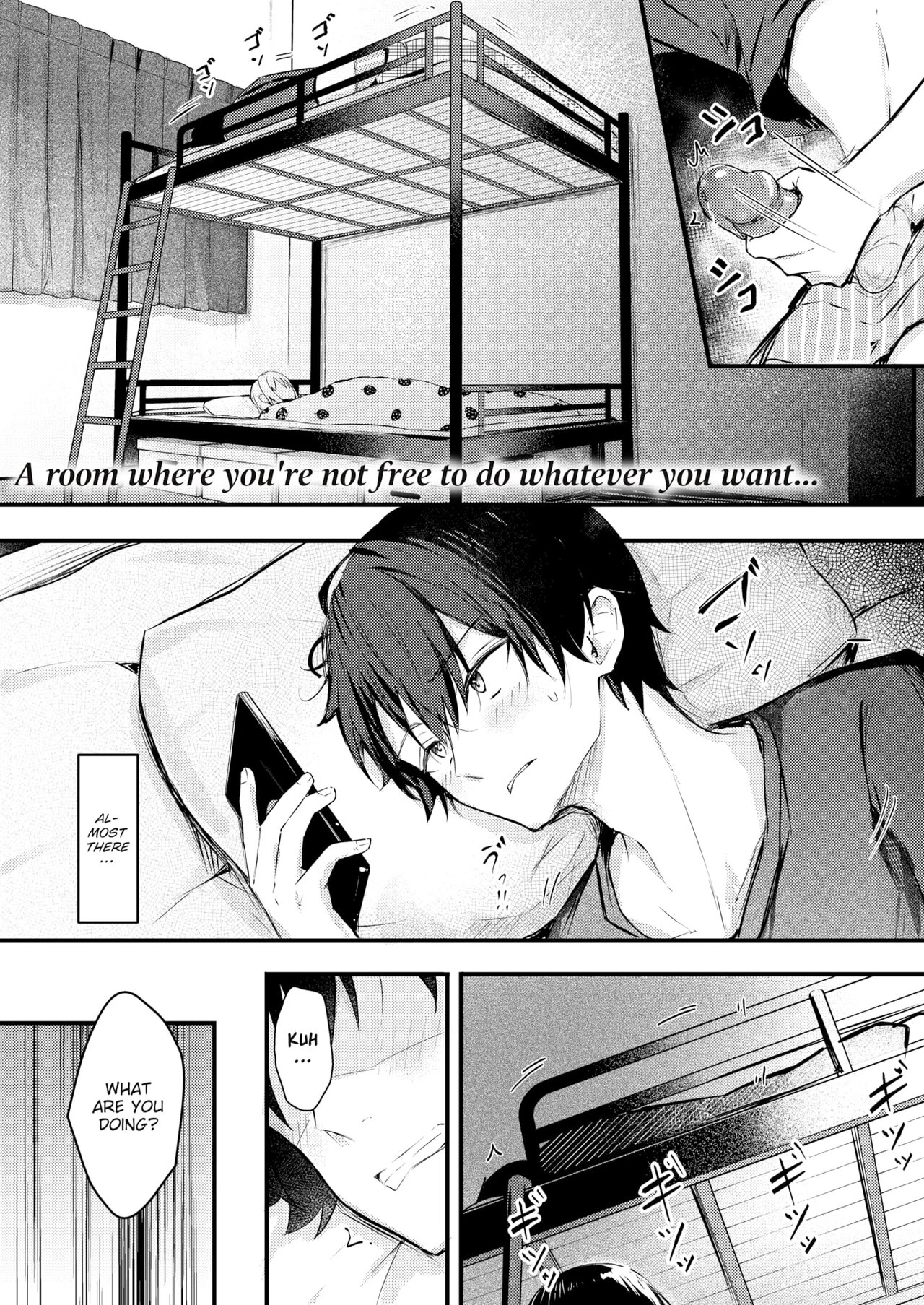 Bunk Bed ~When I Masturbated, My Little Sister Found Out~ porn comic picture 1