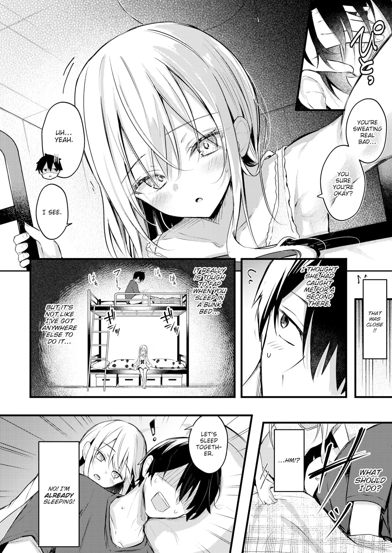 Bunk Bed ~When I Masturbated, My Little Sister Found Out~ porn comic picture 4