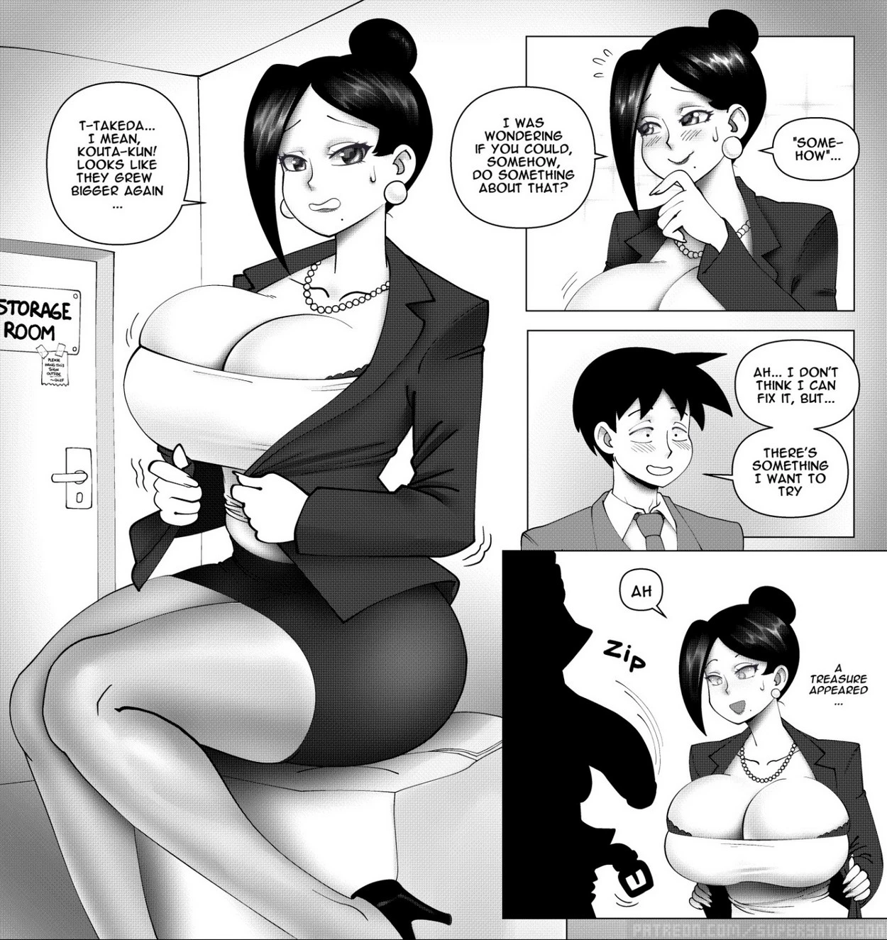 Business Suit Waifu Takizawa-san porn comic picture 3