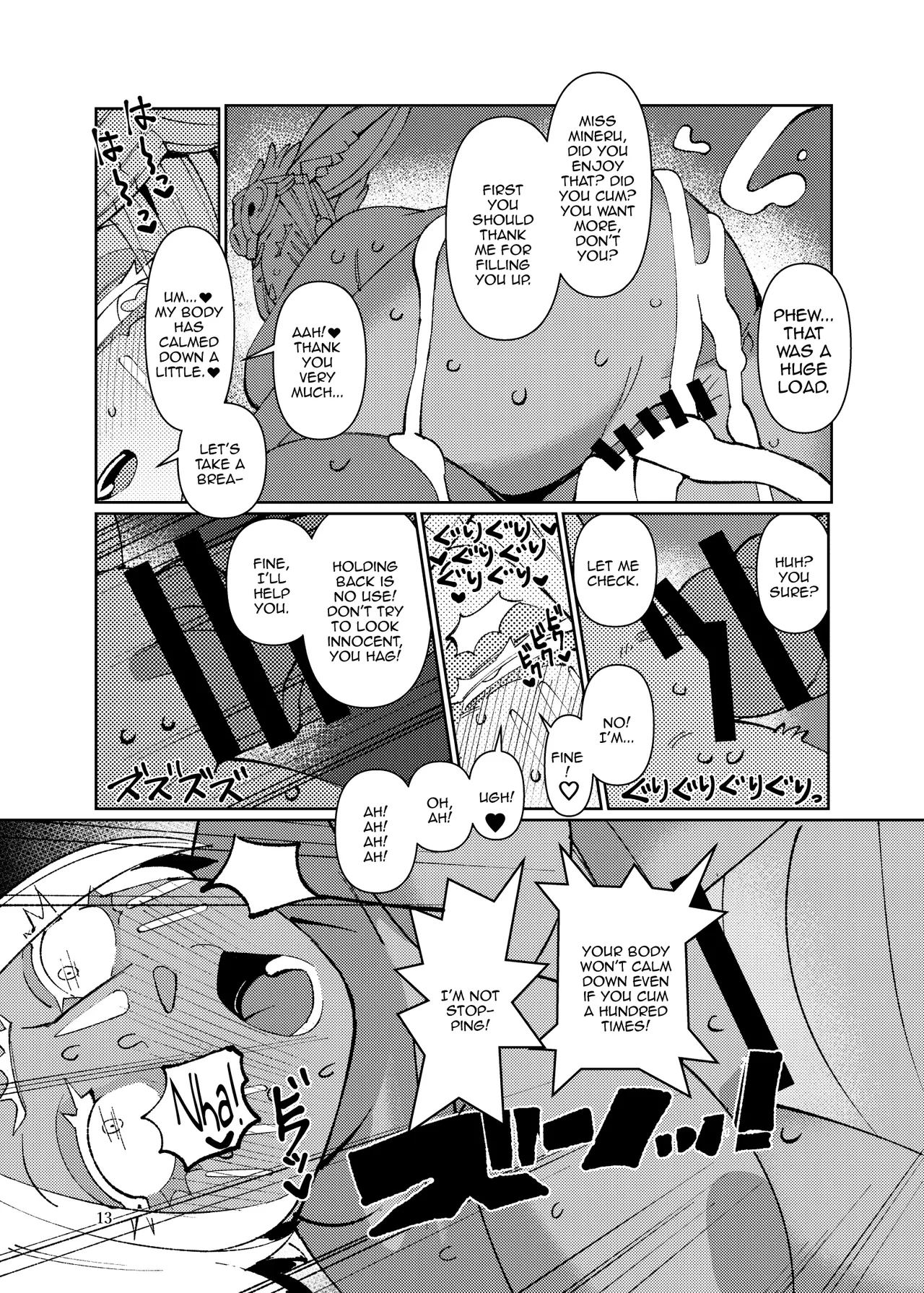 Buxom Busty Mineru | Mucchiri Bakunyuu Mineru-sama porn comic picture 12