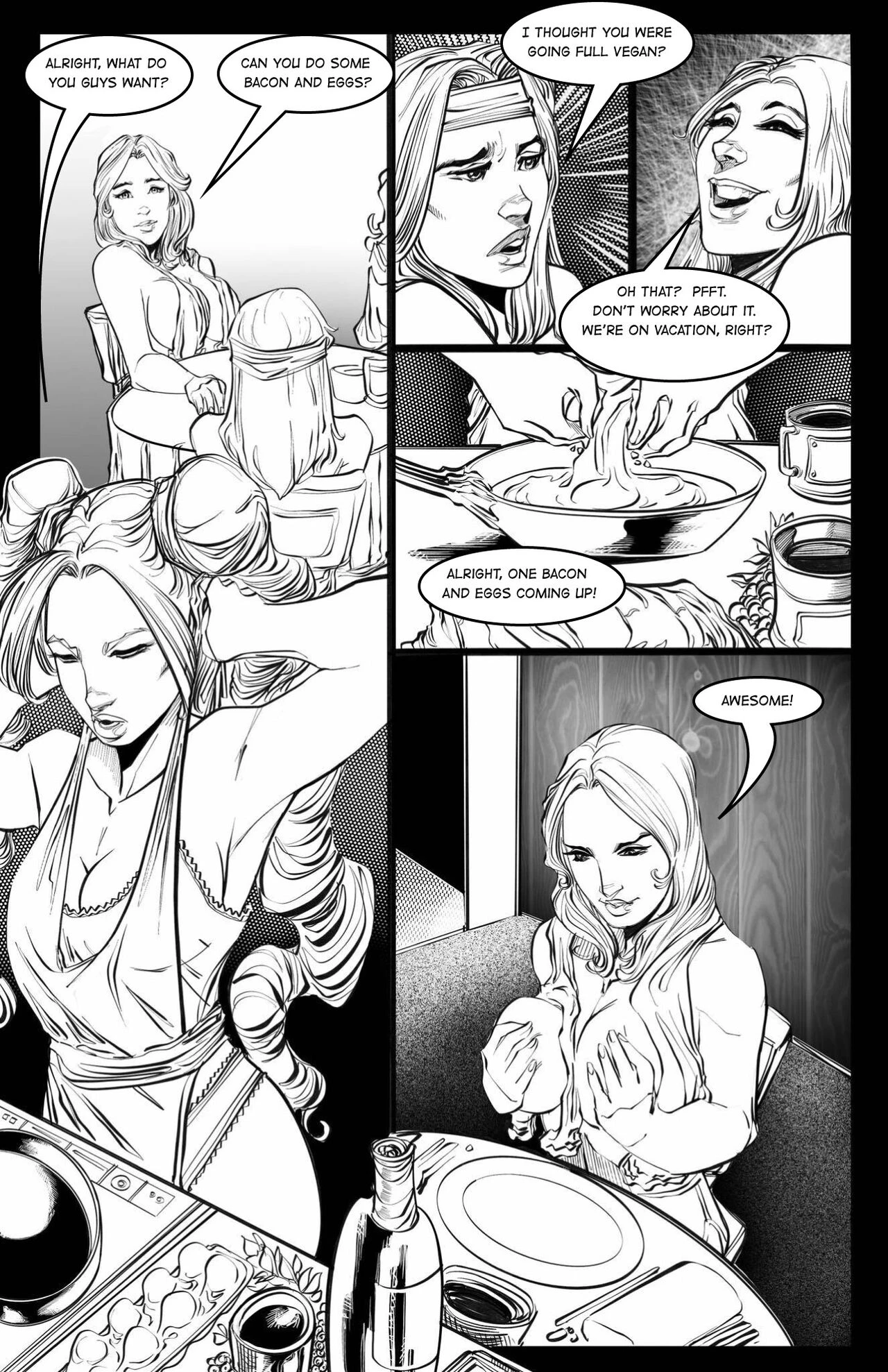 Cabin in the Morning Woods porn comic picture 18