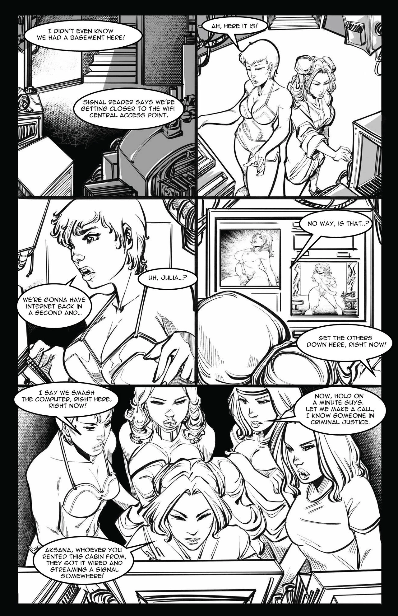 Cabin in the Morning Woods porn comic picture 36