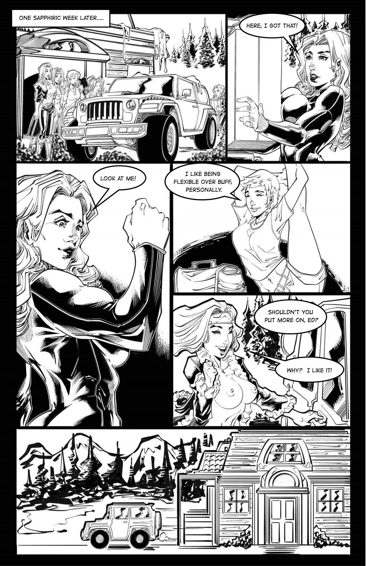 Cabin in the Morning Woods porn comic picture 63