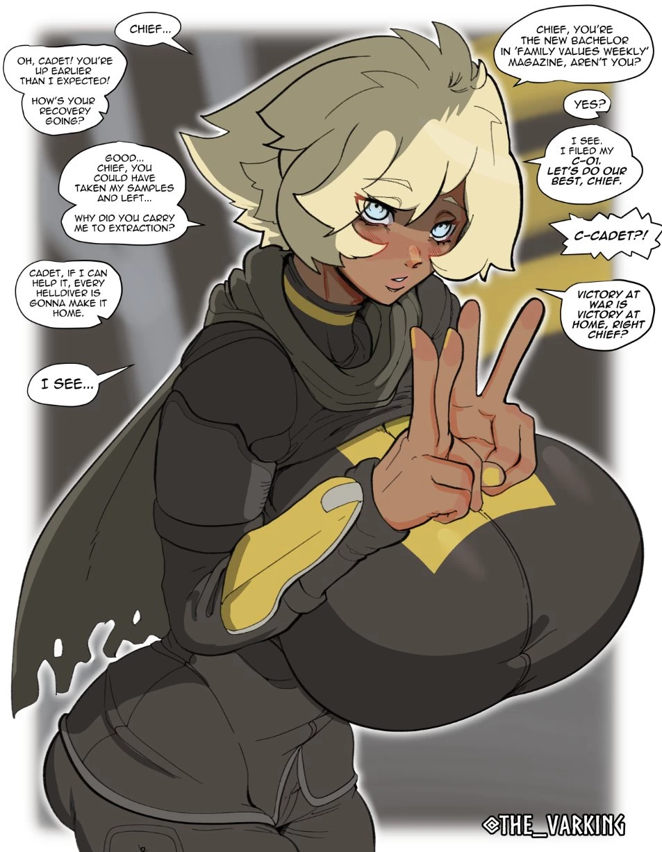 Cadet-chan porn comic picture 1