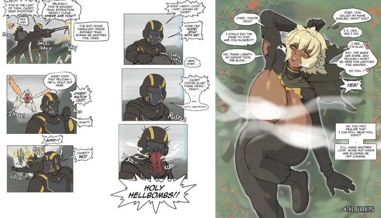 Cadet-chan porn comic picture 13