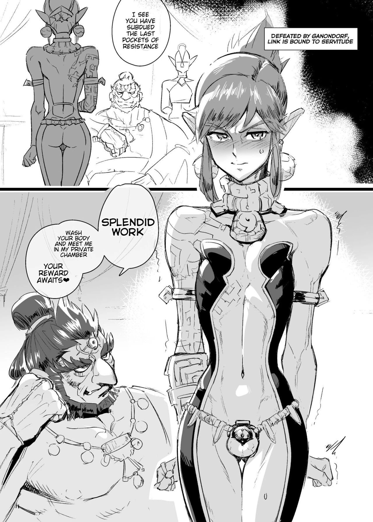 Cage of the Zonai porn comic picture 1