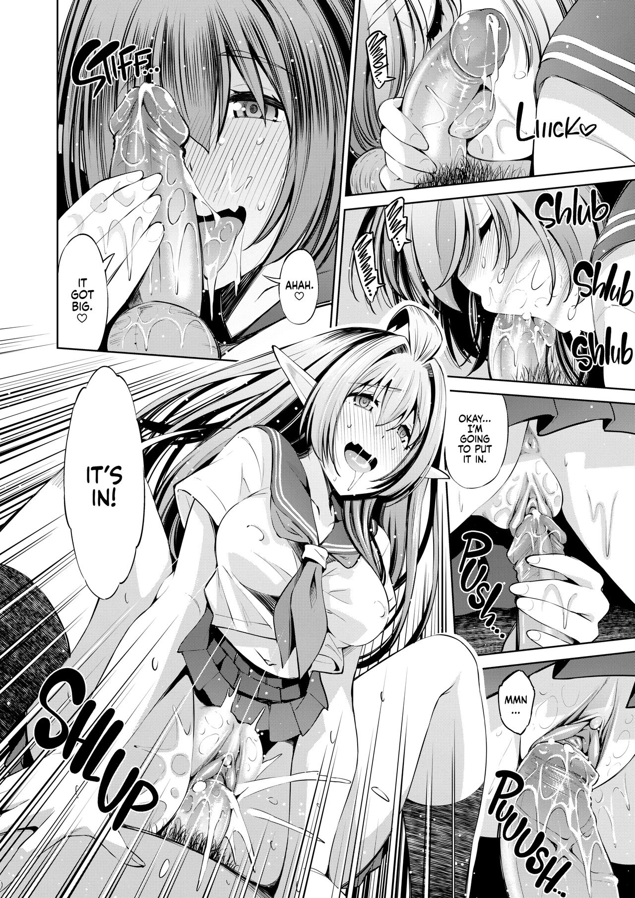 Can You Really Use This App to Fuck Different Species | Appli Hiraitara Ishuzoku to Seikou Suru Koto ni Natta tte Maji porn comic picture 176