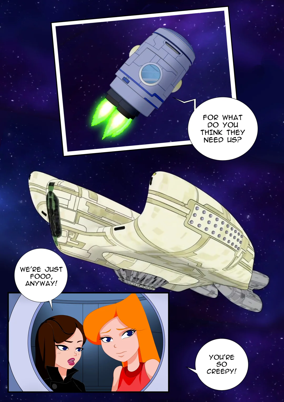 Candace vs Universe porn comic picture 1