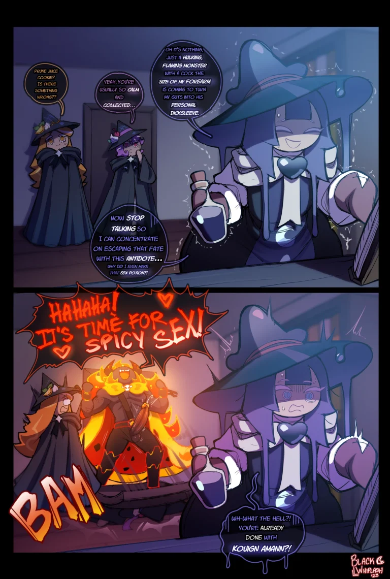 Capsaicin Cookie's visit porn comic picture 1