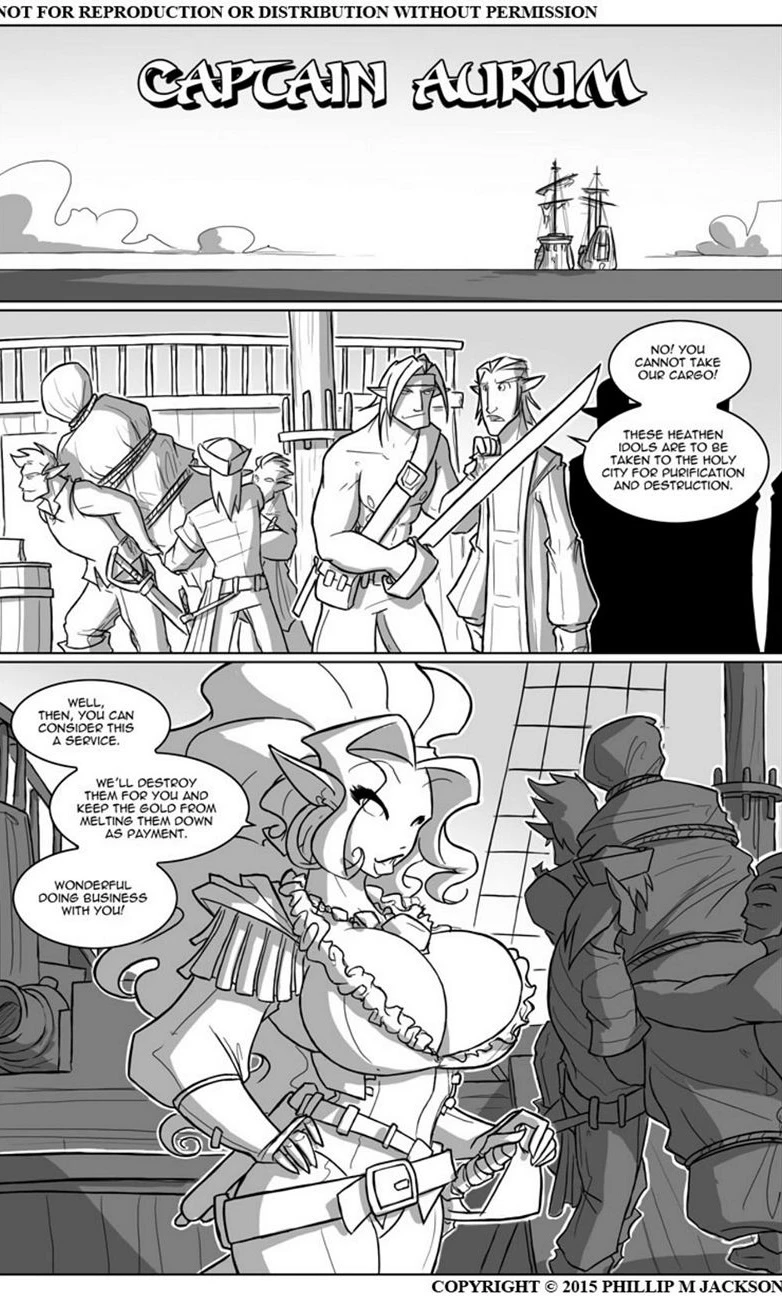 Captain Aurum porn comic picture 1