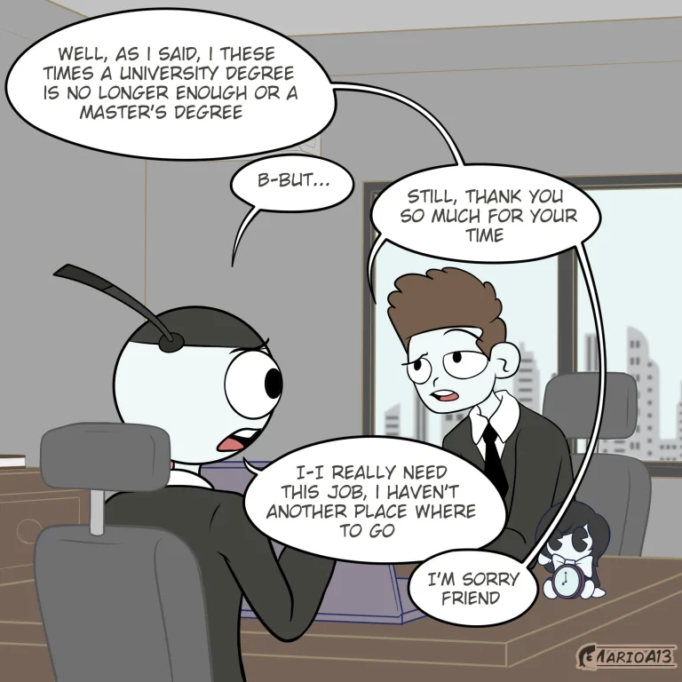 Carla in the boss's office (MarioA13) porn comic picture 3