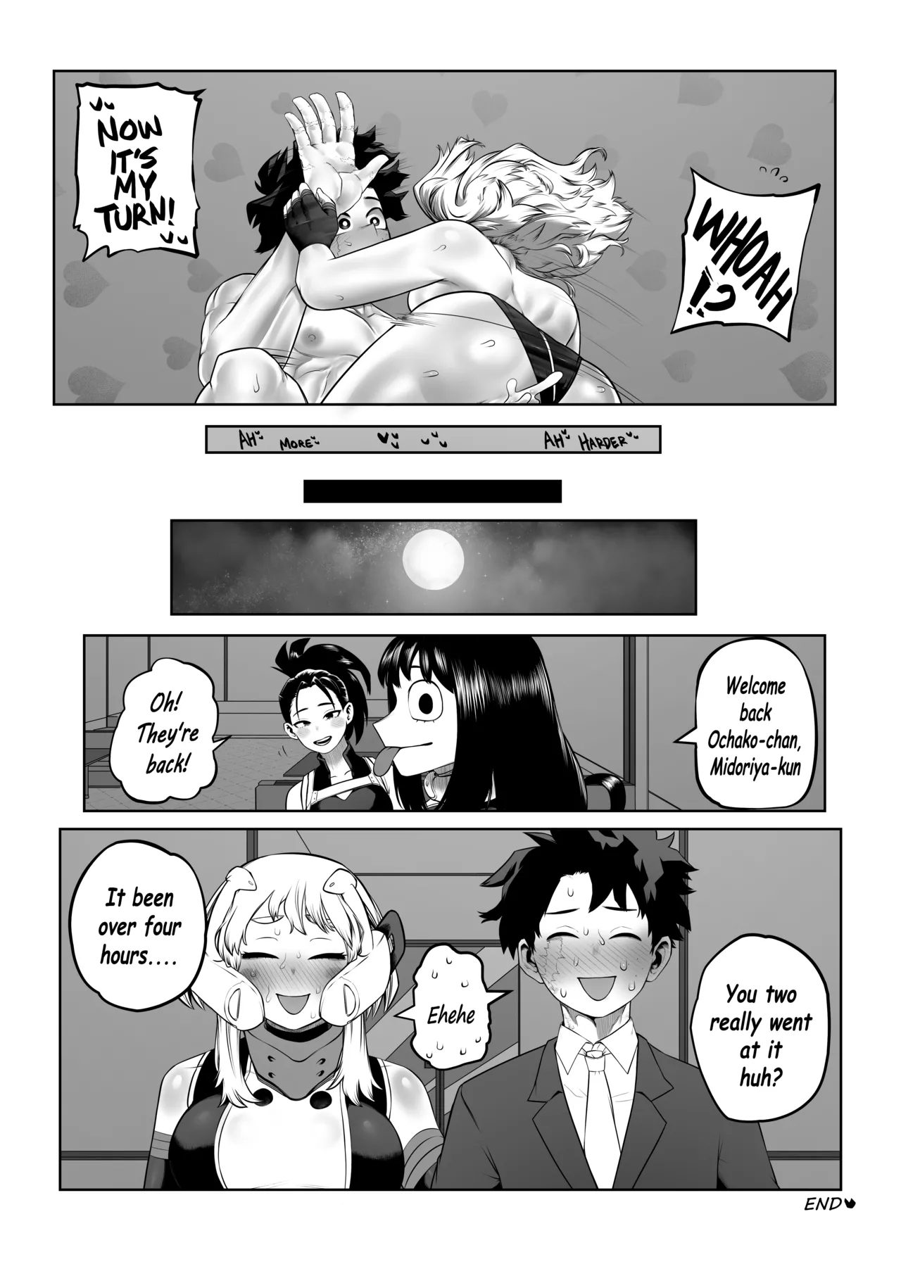 Catching up with my Hero Girlfriend porn comic picture 16
