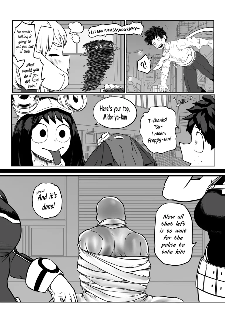 Catching up with my Hero Girlfriend porn comic picture 5