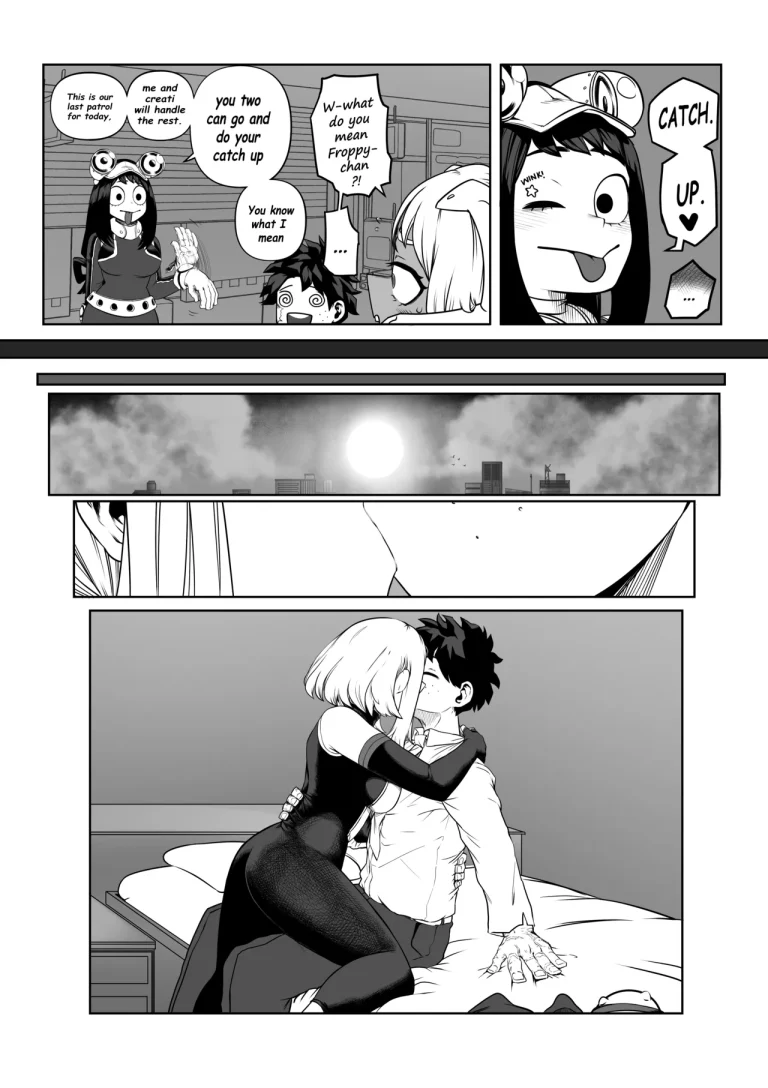 Catching up with my Hero Girlfriend porn comic picture 6