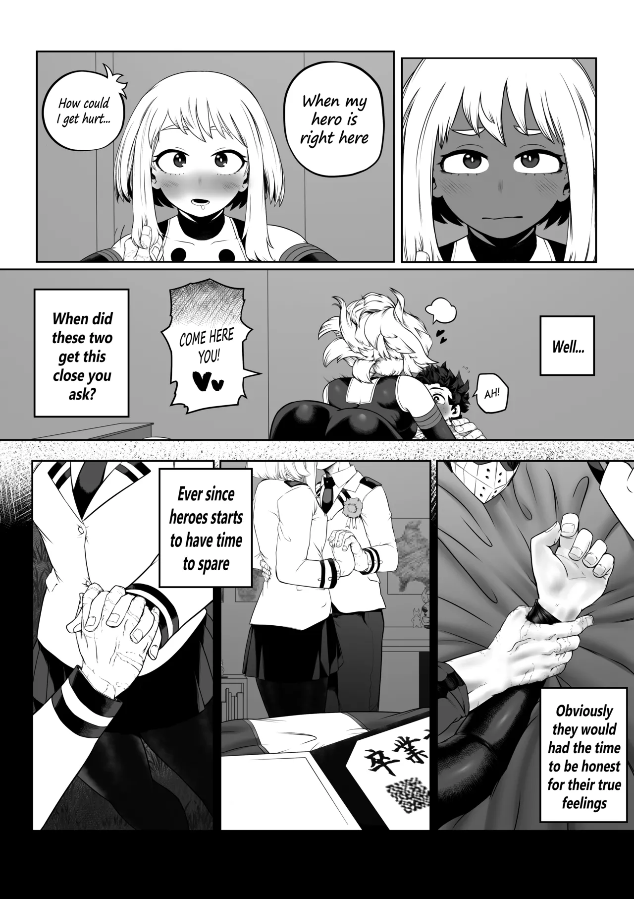 Catching up with my Hero Girlfriend porn comic picture 8