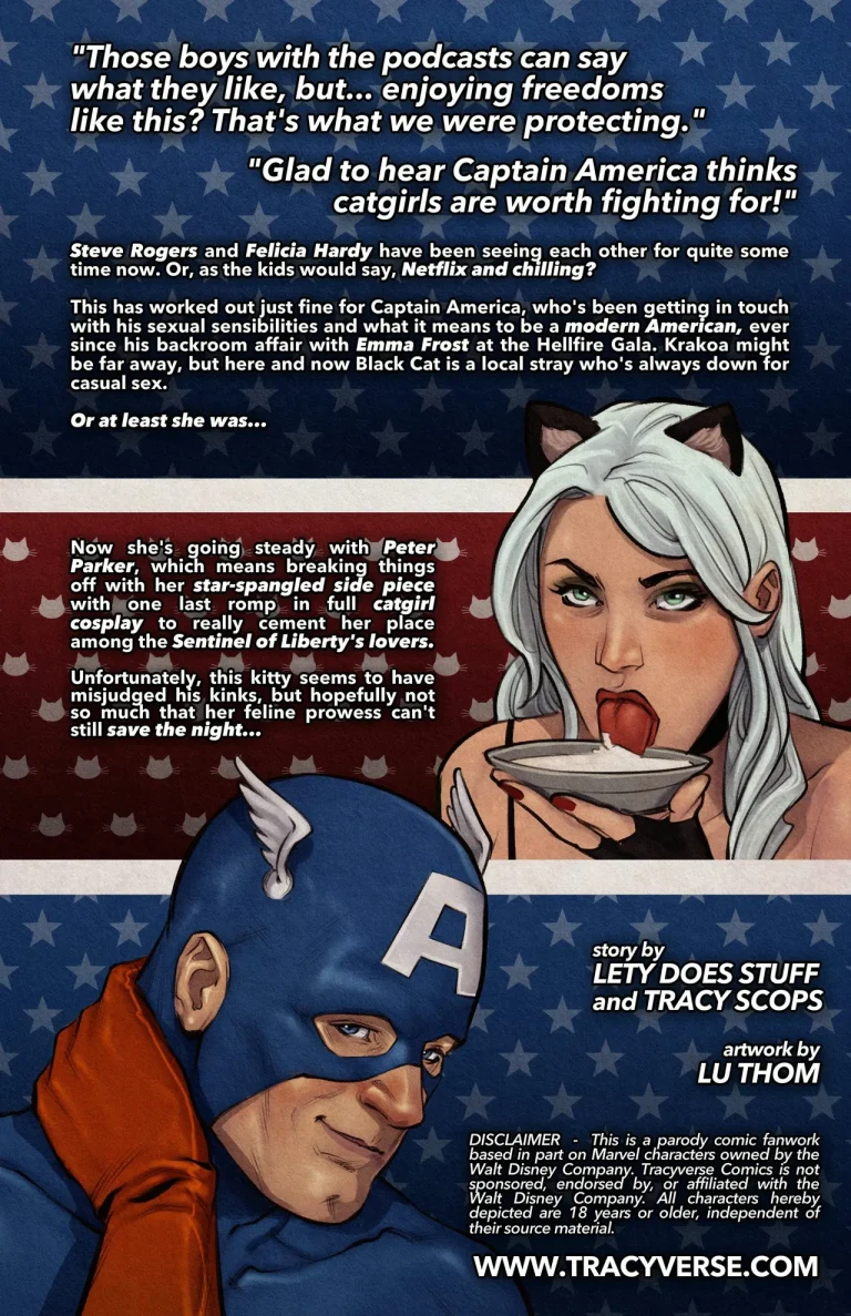 Catgirl Ameowrica porn comic picture 2