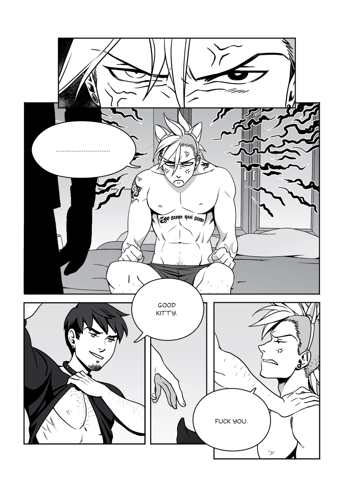 Cats and dog porn comic picture 11