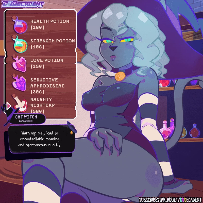 CatWitch: Panties & Potions porn comic picture 1