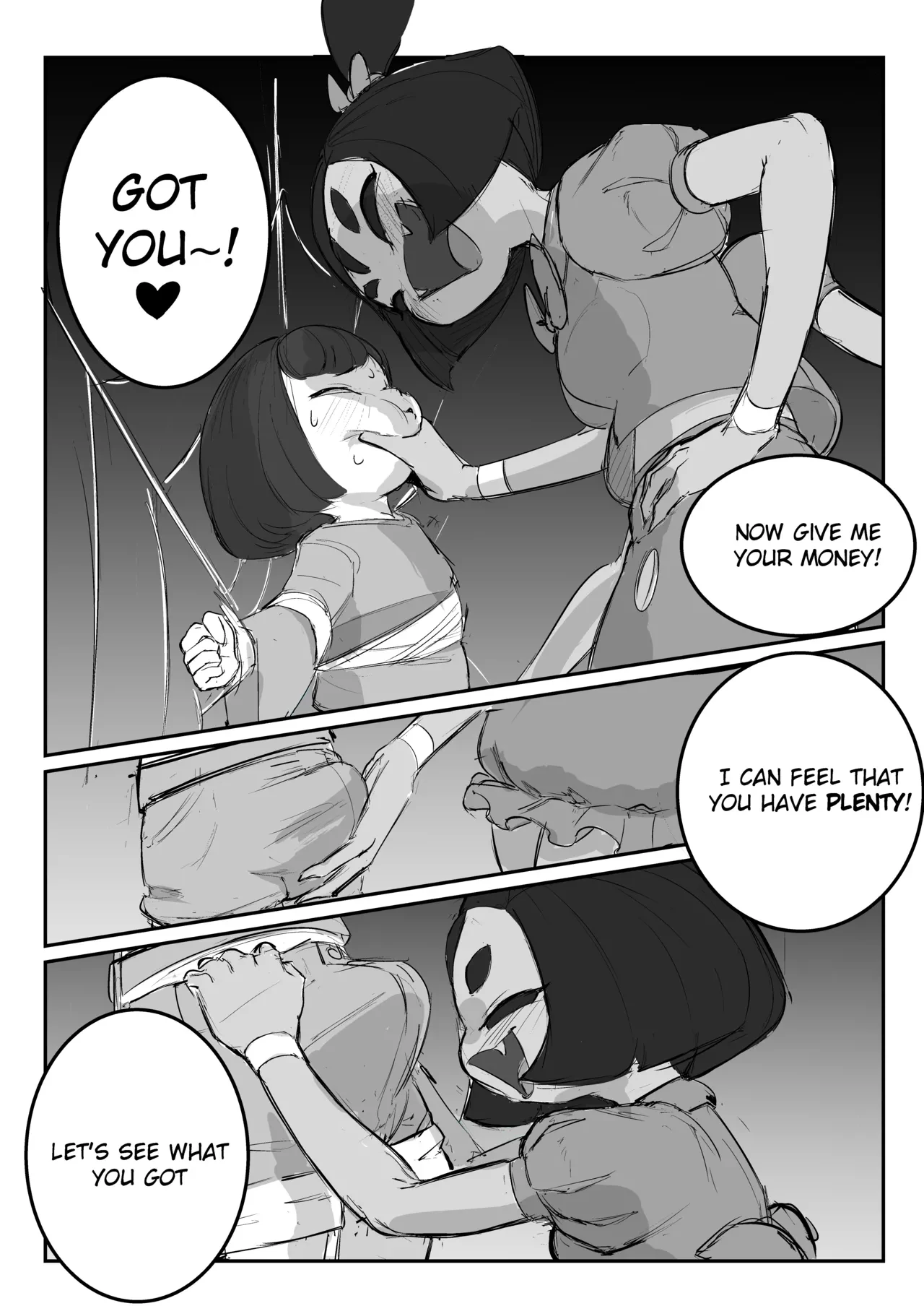 Caught in her web porn comic picture 3