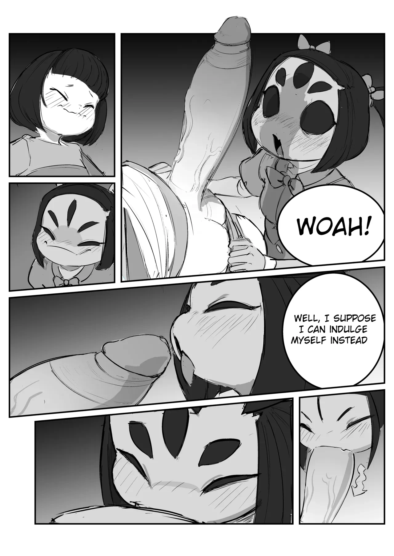 Caught in her web porn comic picture 4