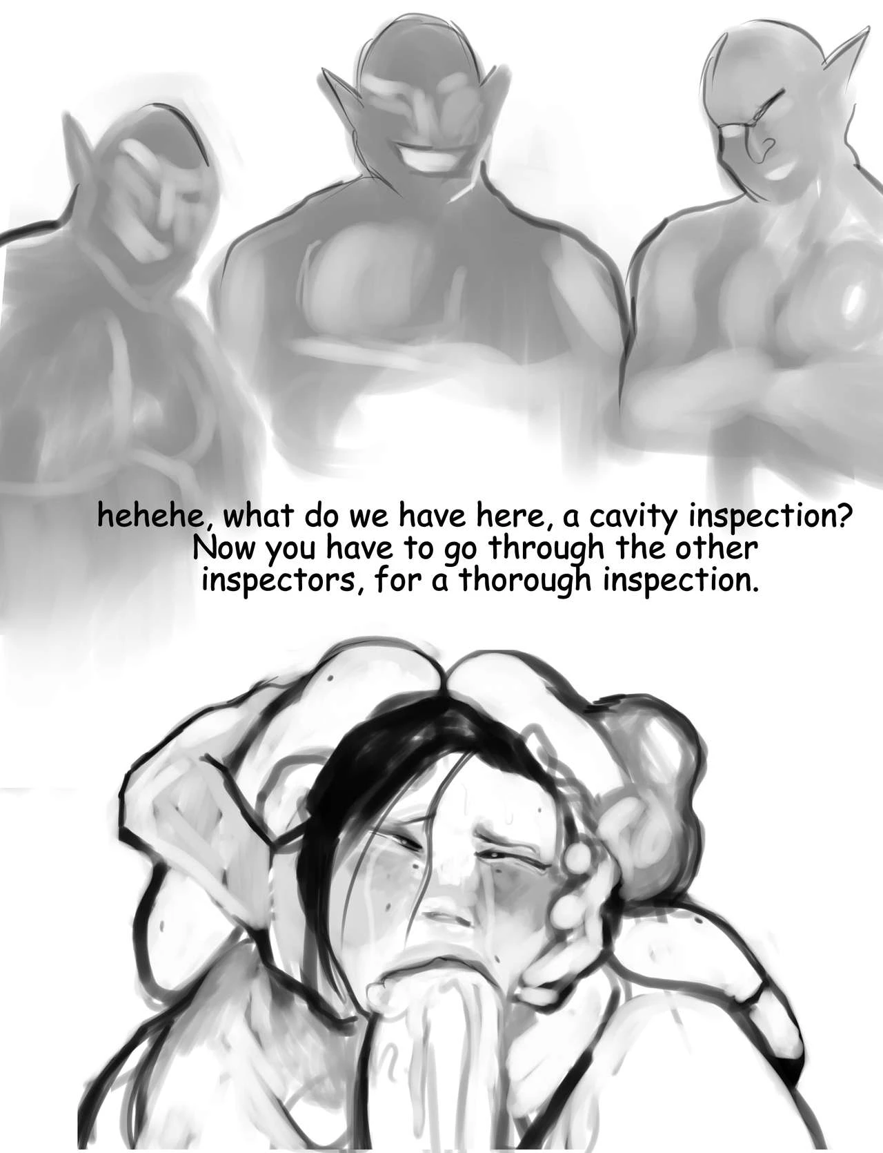 Cavity search porn comic picture 46