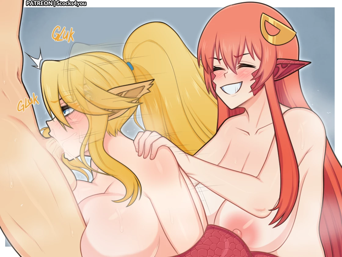 Centorea gets a Mouthful porn comic picture 2