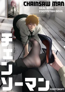 CHAINSAW MAN - Deal With Footfetish Devil porn comic picture 1