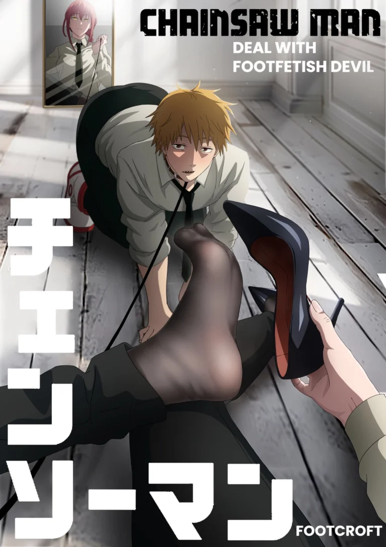 CHAINSAW MAN - Deal With Footfetish Devil porn comic picture 1