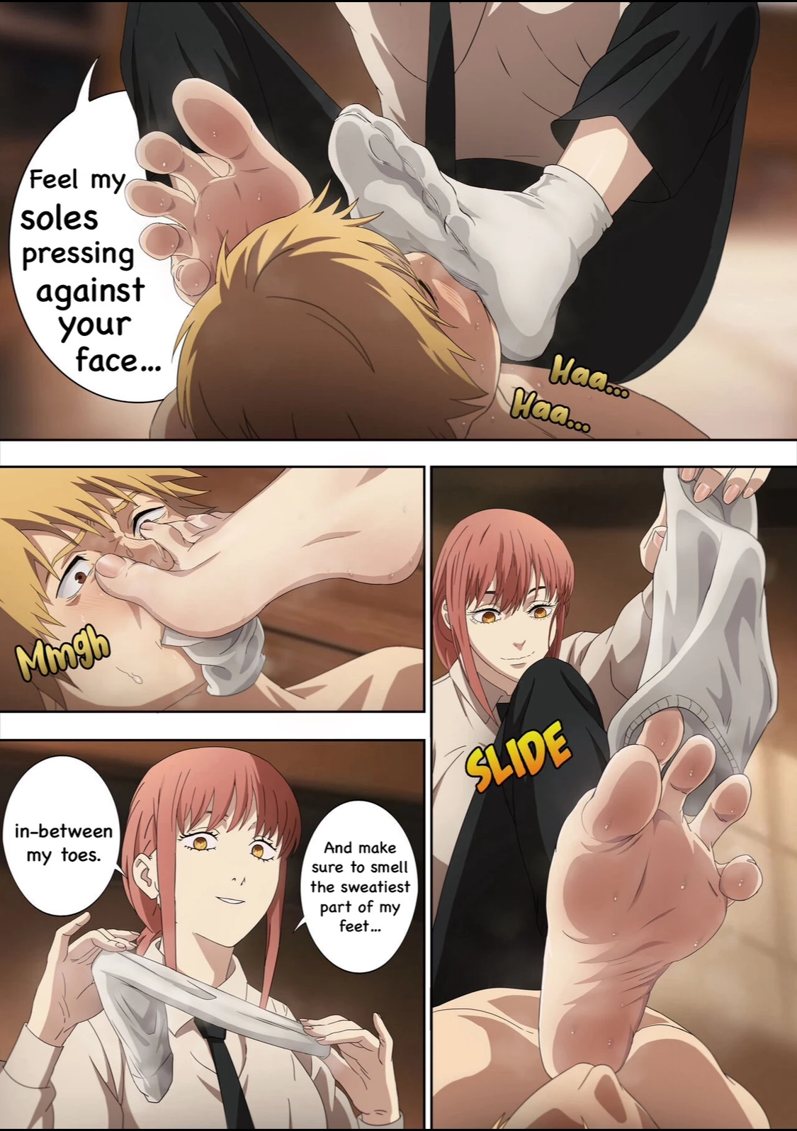 CHAINSAW MAN - Deal With Footfetish Devil porn comic picture 10