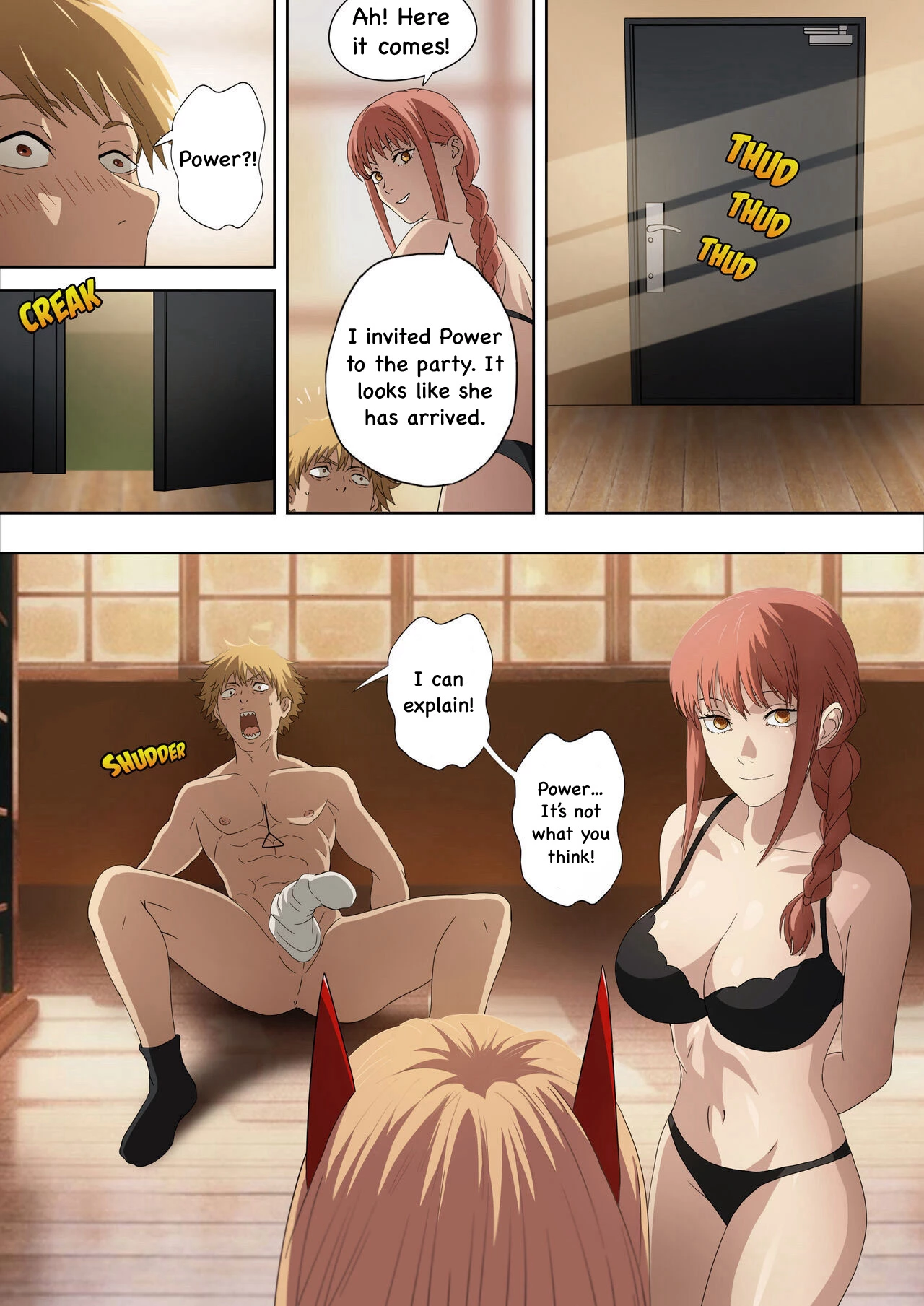 CHAINSAW MAN - Deal With Footfetish Devil porn comic picture 16