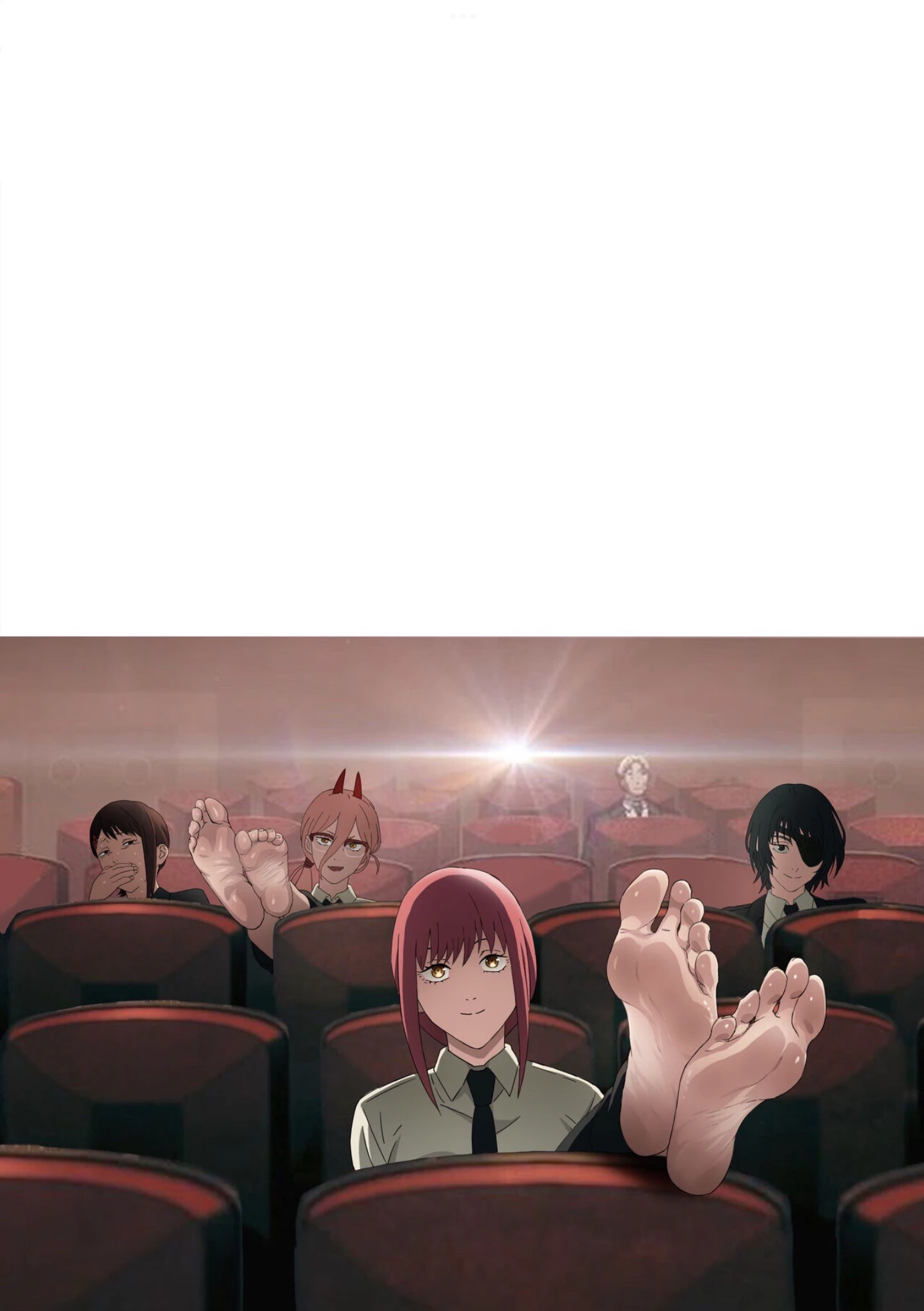 CHAINSAW MAN - Deal With Footfetish Devil porn comic picture 2