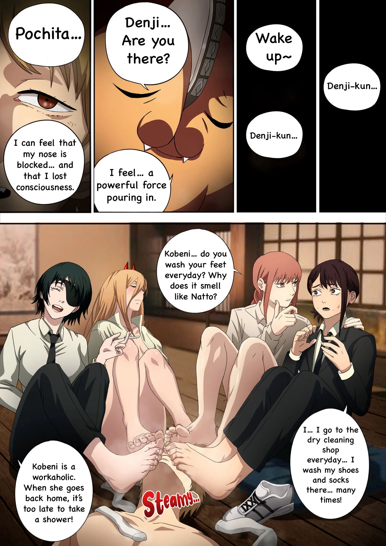 CHAINSAW MAN - Deal With Footfetish Devil porn comic picture 29