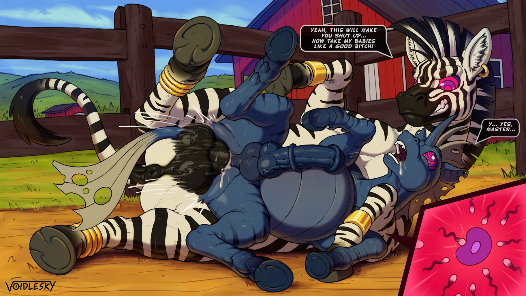 Changeling was captured and being use as breeding station porn comic picture 3