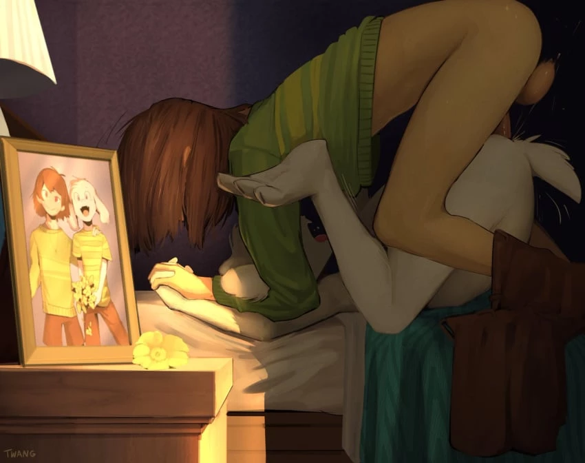 Chara and Asriel art collection porn comic picture 21
