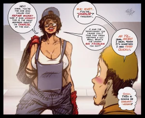 Charlie the Repairwoman porn comic picture 1