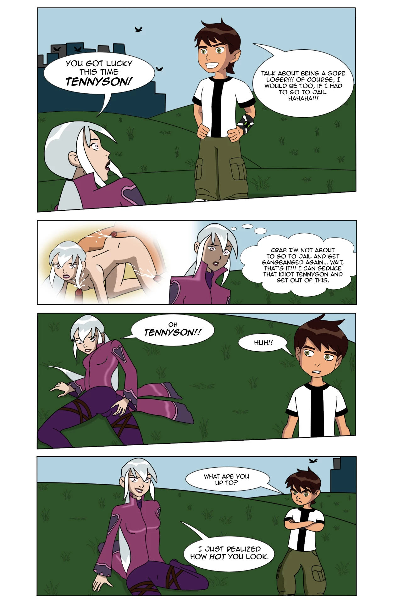 Charmed (Ben 10) (Different dialogue) porn comic picture 2