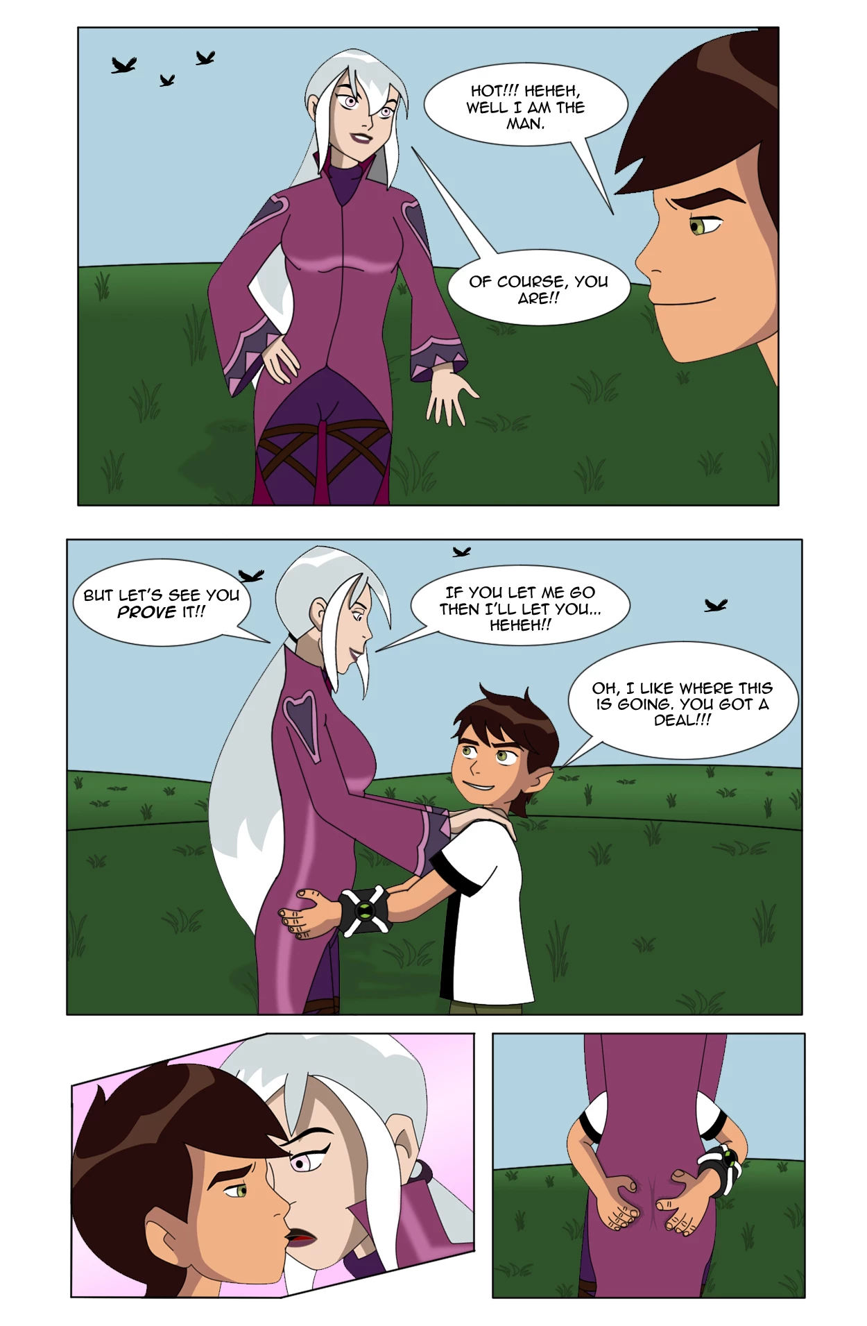 Charmed (Ben 10) (Different dialogue) porn comic picture 3