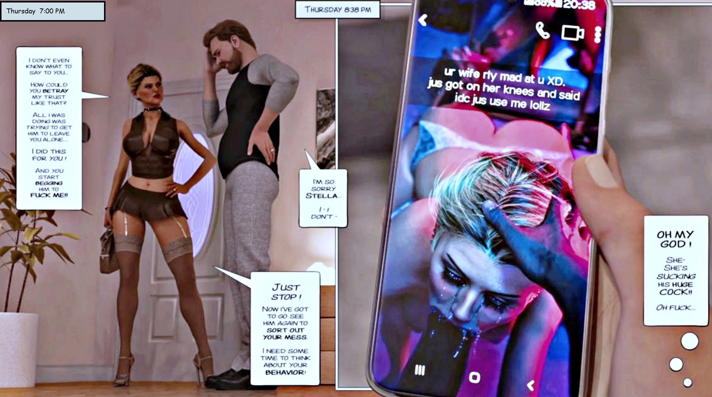 Cheating Wives and G.F'S porn comic picture 10