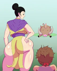 Chichi x Oolong porn comic picture 1