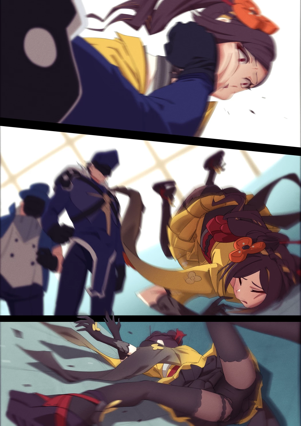 Chiori + Furina porn comic picture 2