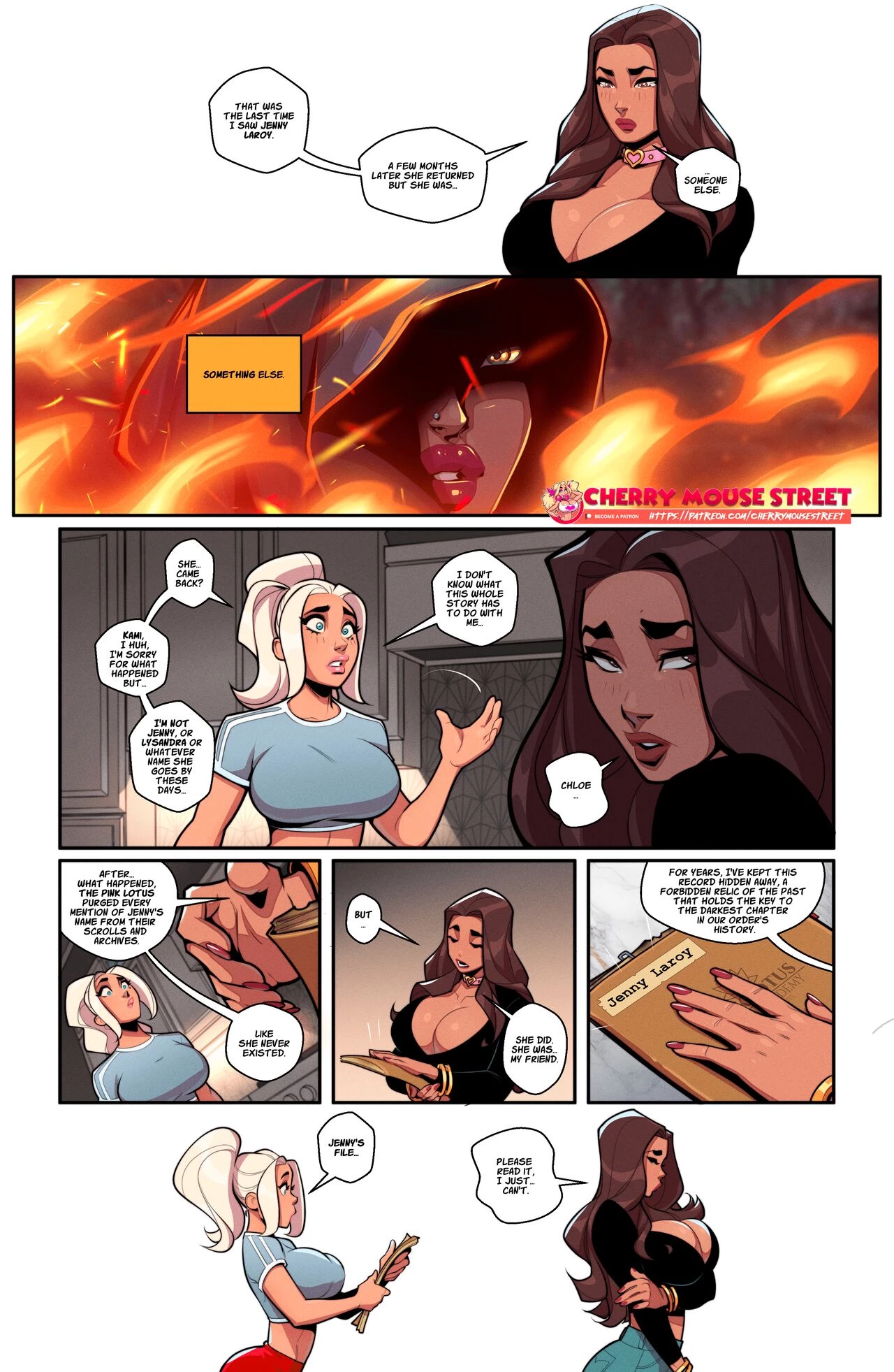 Chloe & Amber: The Tragedy of Jenny Laroy porn comic picture 17