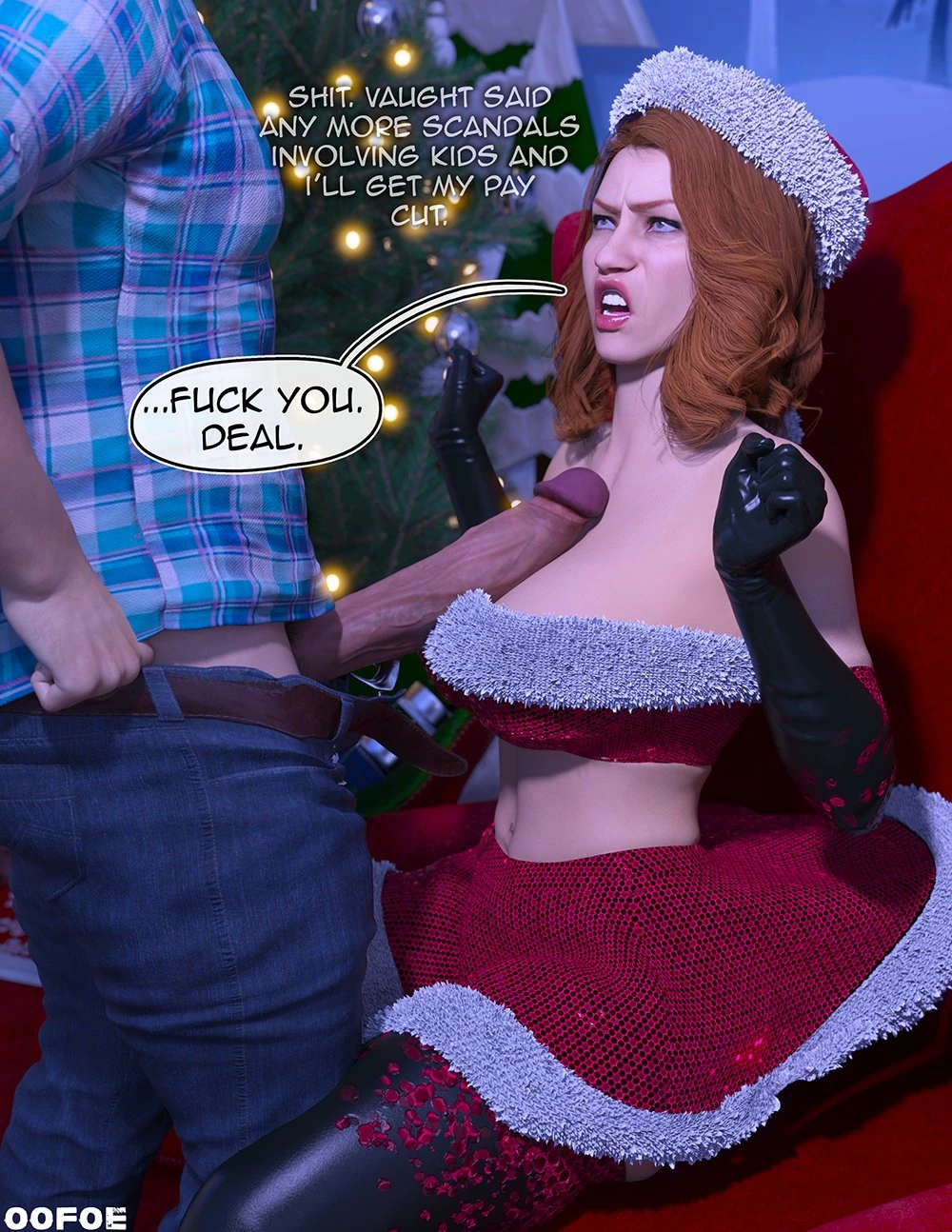 Christmas Cracker porn comic picture 6