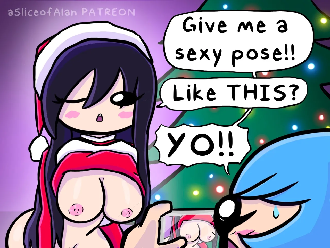 Christmas Party Girls porn comic picture 10