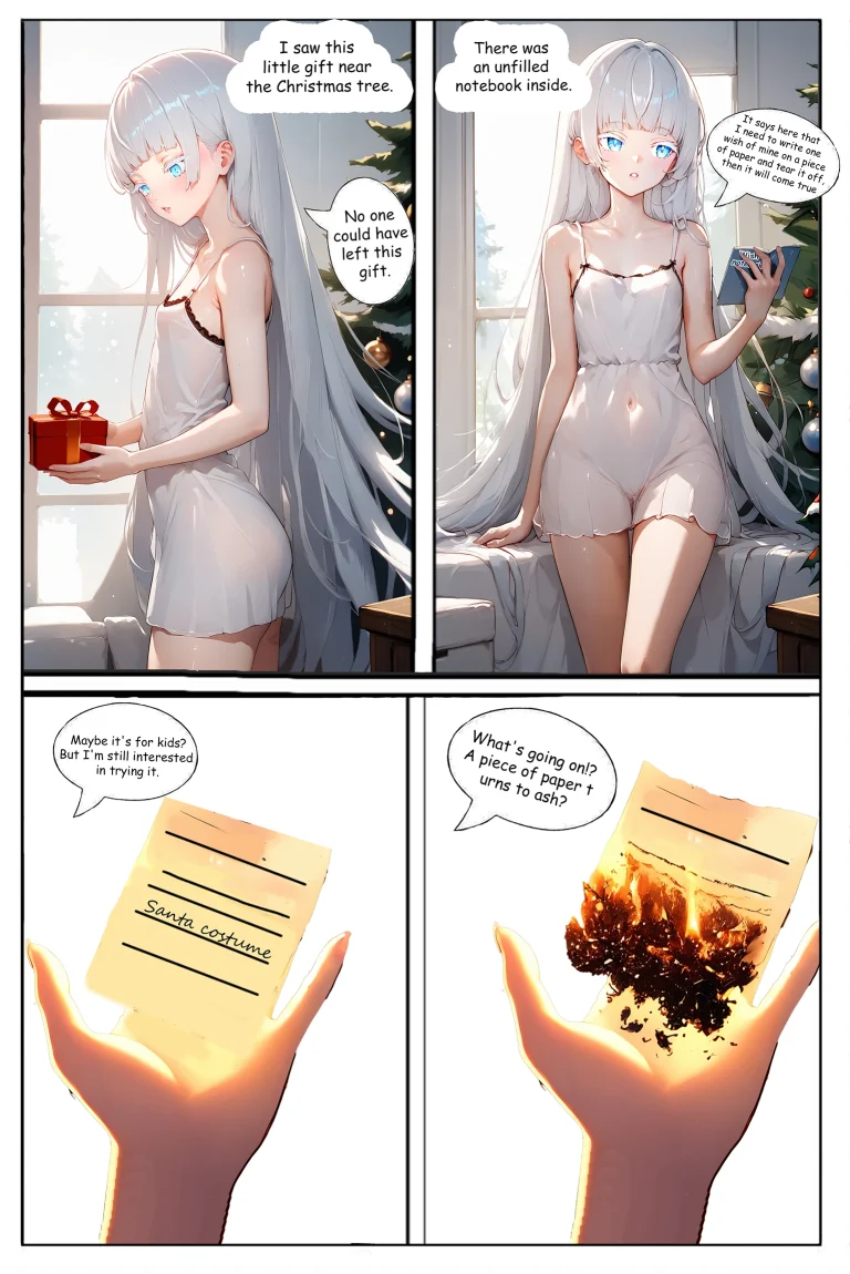 Christmas Wishes porn comic picture 4
