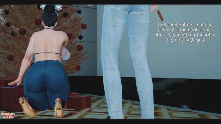 Christmas With Auntie porn comic picture 11