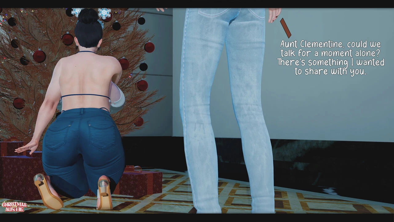 Christmas With Auntie porn comic picture 11