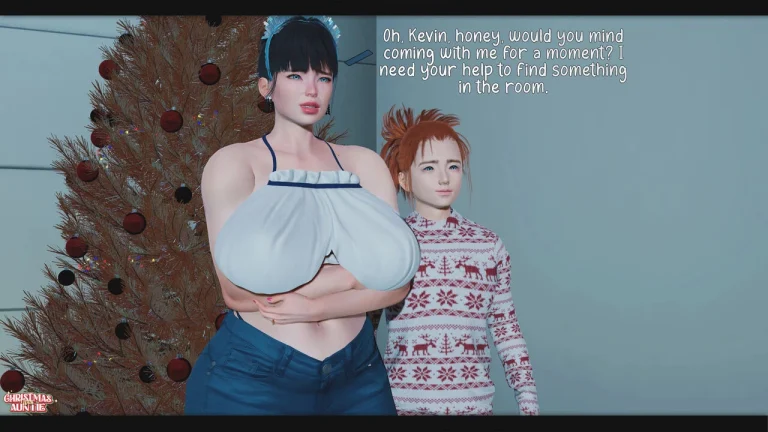 Christmas With Auntie porn comic picture 26