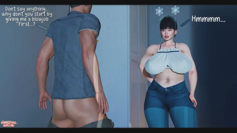 Christmas With Auntie porn comic picture 31