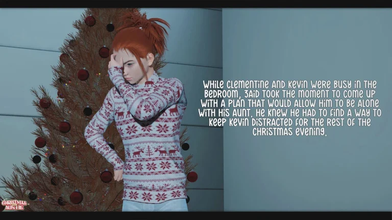 Christmas With Auntie porn comic picture 33