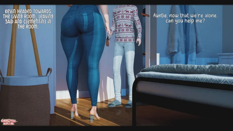 Christmas With Auntie porn comic picture 39